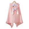 Asciugamano da Bagno con Cappuccio in Pile Corallo Disegnato Xiangfeng per Bambini - Assorbente, Mantella Indossabile per Neonati