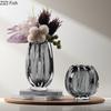 Creative Transparent Vase Plant Pots Table Decoration Minimalist Flowers Arrangement Floral Vases Ornaments Room Aesthetic Decor