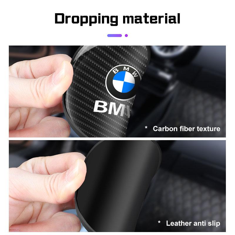 BBLB5 For BMW X1 X2 X3 X5 X4 X6 X7 1 3 5 6 7 Series E60 E90 E70 G20 G30 G70 Car Coaster Water Cup Holder Mat Non-slip Pad Accessories