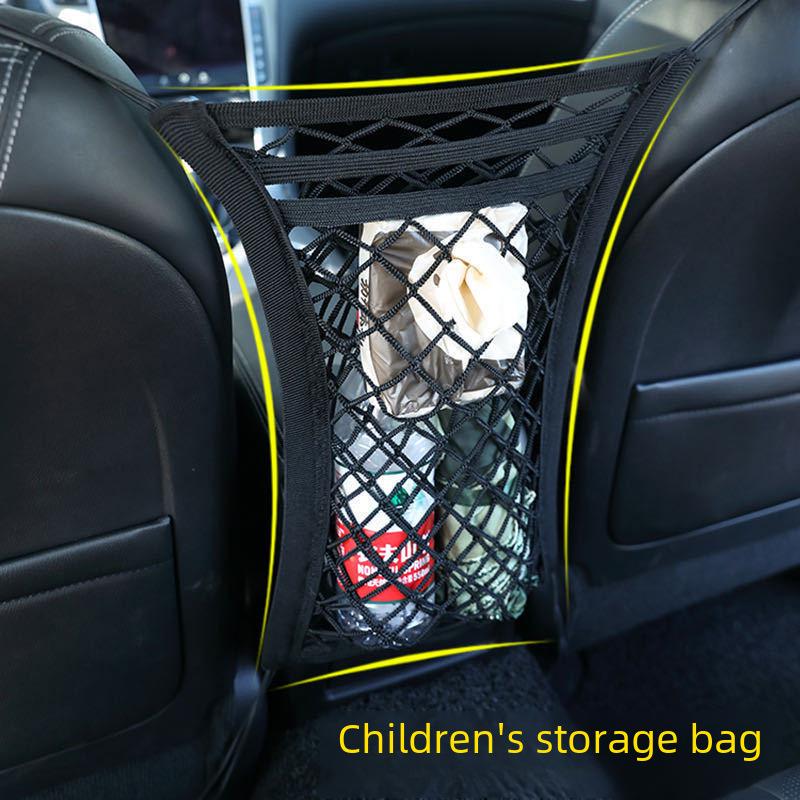 Dreilagiges elastisches Auto-Sitzaufbewahrungsnetz