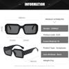 Luxury Brand Designer Houndstooth Square Sunglasses Women Men Vintage Fashion Sun Glasses Travel Eyewear Unisex