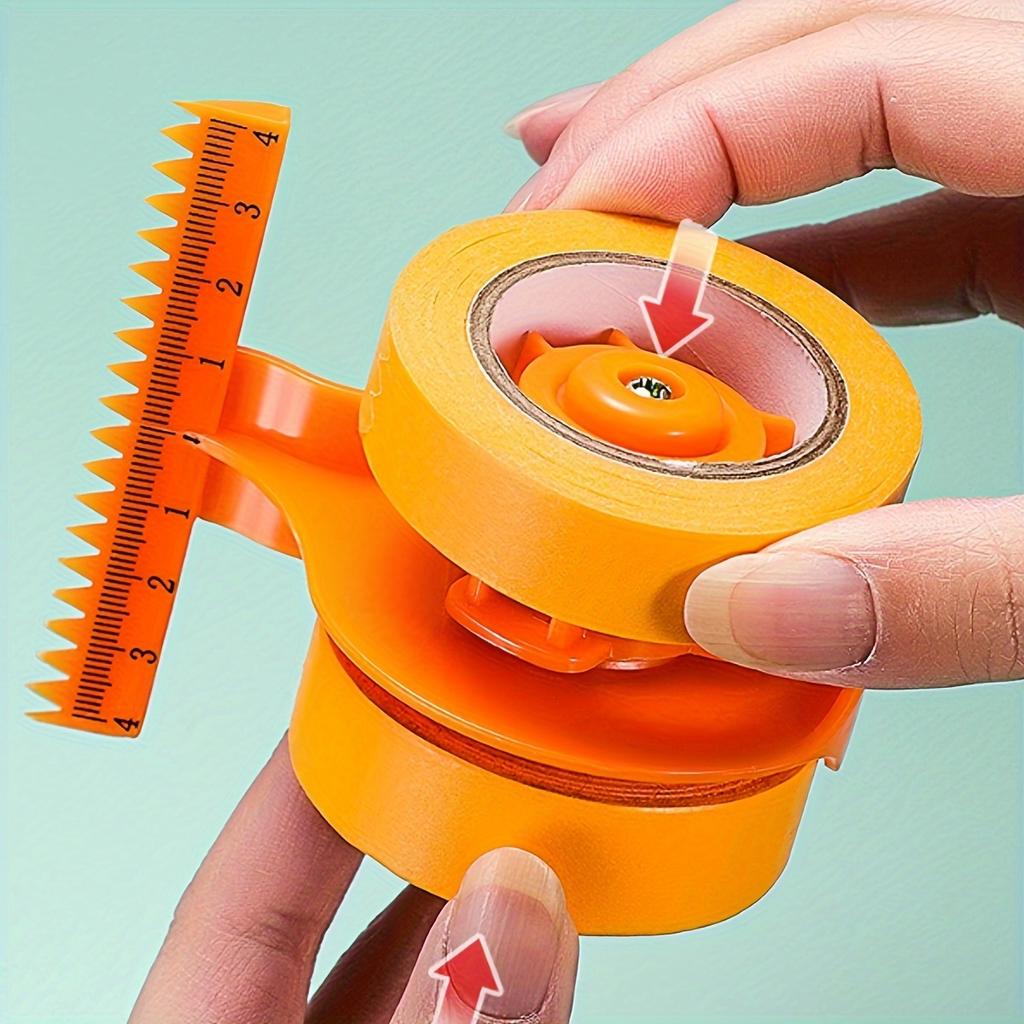 1pc Adhesive Painter Masking Tape Applicator, Masking Paper Dispenser For Tape Floor Caulking Gap Sealing,Construction Tool