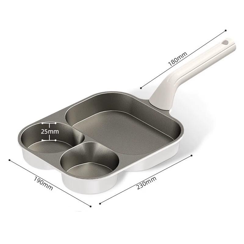 Wutuo Ceramic 3-in-1 Breakfast Frying Pan