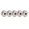 Watch Crown Spare Parts Silver Gold Steel Watch Head for Watch Replacement Accessories6.5mm Flat Hole