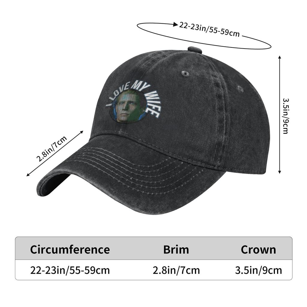 Unisex Albert Wesker  Print Hat Classic Distressed Denim  Baseball Cap Adjustable