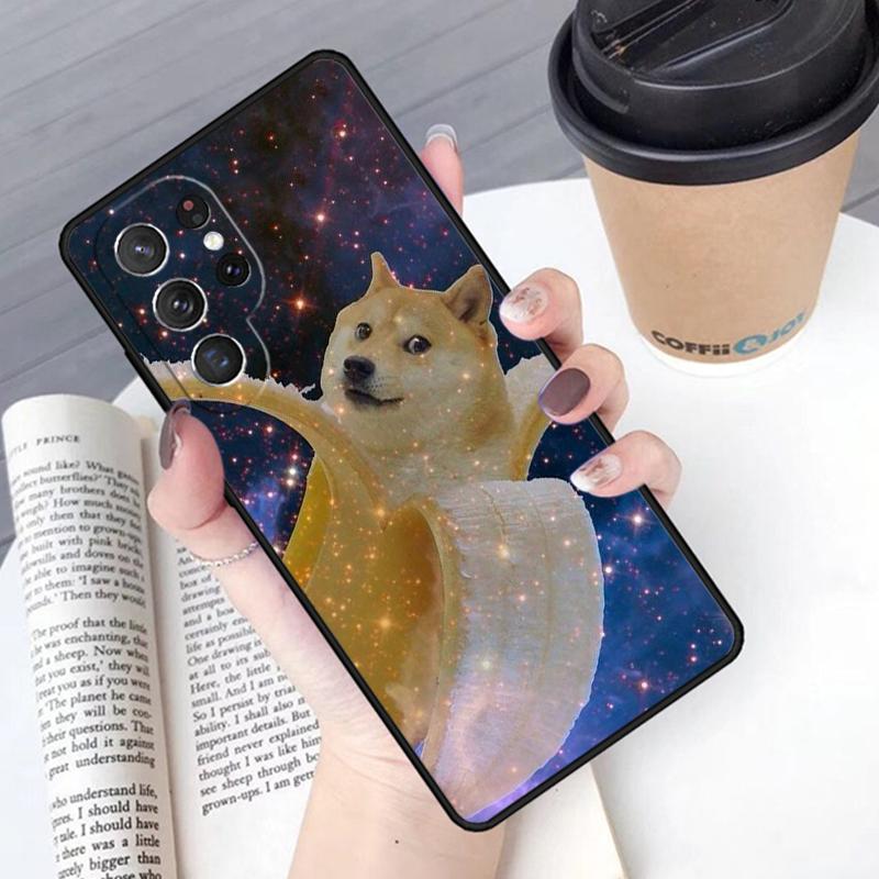 Doge Dog Cheems Meme phone case Cover For Samsung Galaxy S24 S25 Ultra S21 S22 Ultra S10E Note 10 Plus Note 20 FE S23