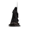 Collectible Dark Cloaked Figure Model Statue with Sword Standing on Decorative Base Detailed Design for Display and Collection