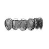 18K Plated Hip Hop Teeth Upper Teeth False Tooth Halloween Festival Tooth Decoration