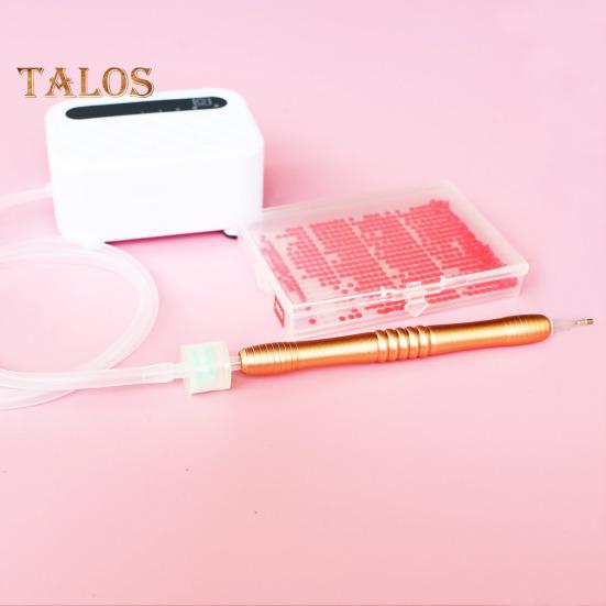 Elektryczny długopis do Diamond Art, ładowalny długopis próżniowy, narzędzie do Diamond Art ze sztucznych diamentów z torbą do przechowywania do rękodzieła Diamond Art DIY