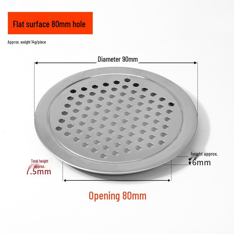 Stainless Steel Round Mesh Vent Cover for Cabinet or Wardrobe