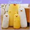 Yellow Chicken Soft Toy Pillow With Long Leg Design For Lazy Lounging