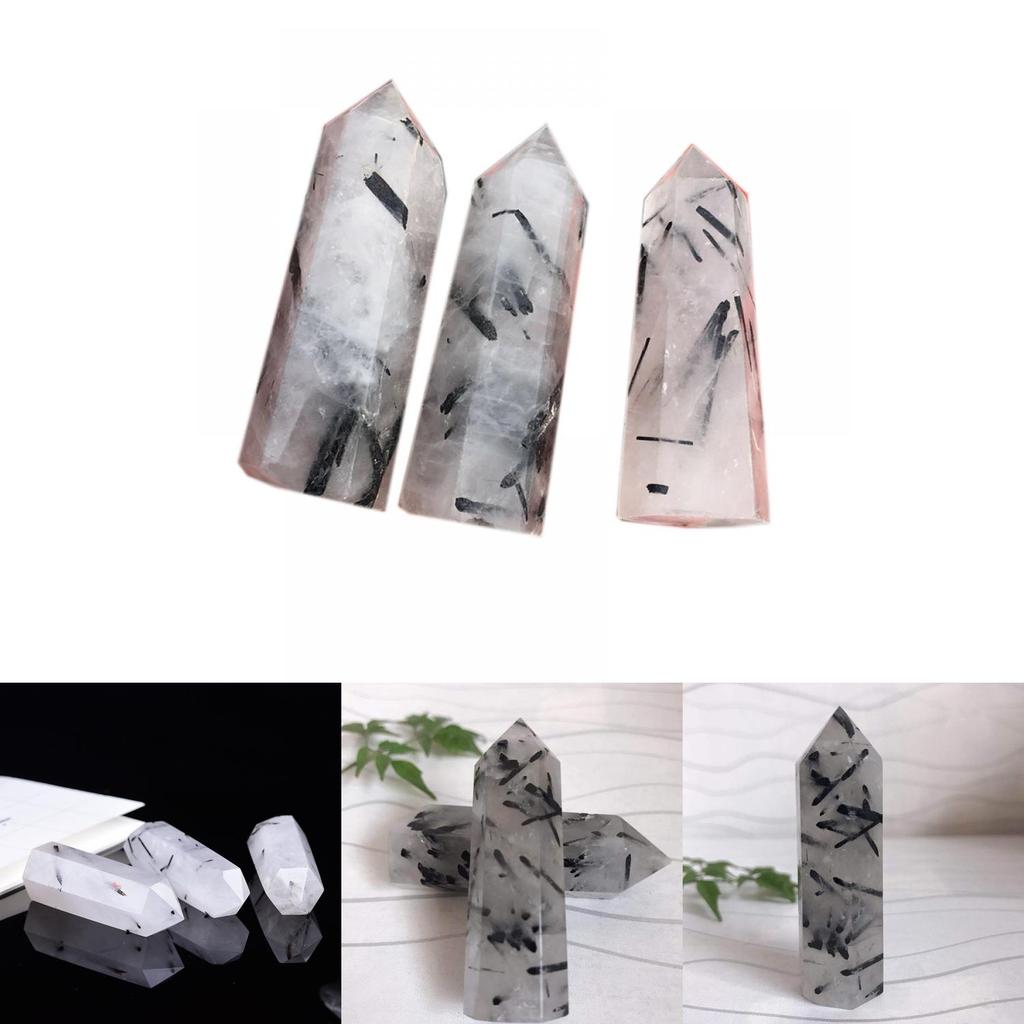 Unique Natural Black Tourmaline Crystal Obelisk Quartz Point Healing Decor Perfect For Spiritual Growth