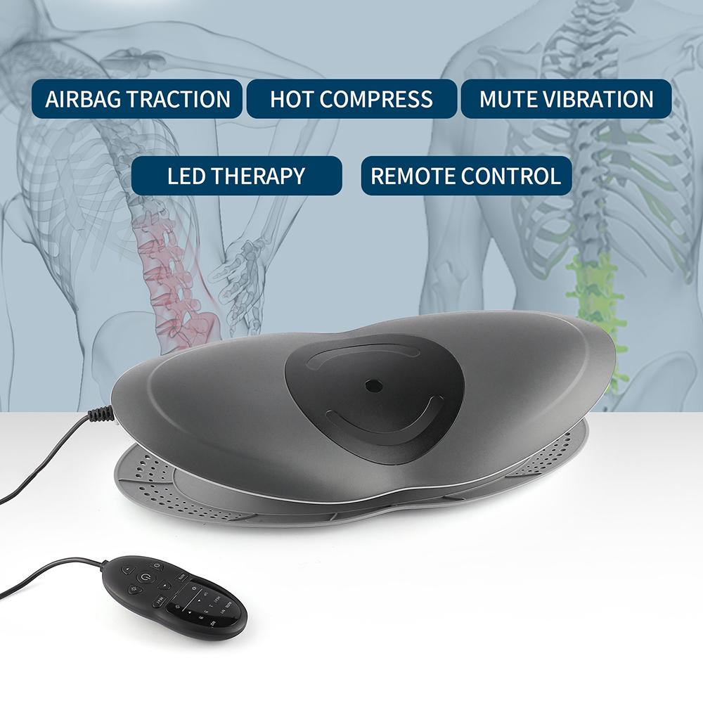 Electric Lumbar Traction Massager Up And Down Vibration Waist Massager Airbag Waist Spine Support Back Massage Machine