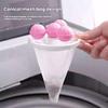 Washing Machine Lint Filter Ball Floating Hair Catcher Reusable Laundry Lint Remover Anti Clog Home Clothes Washing Accessories