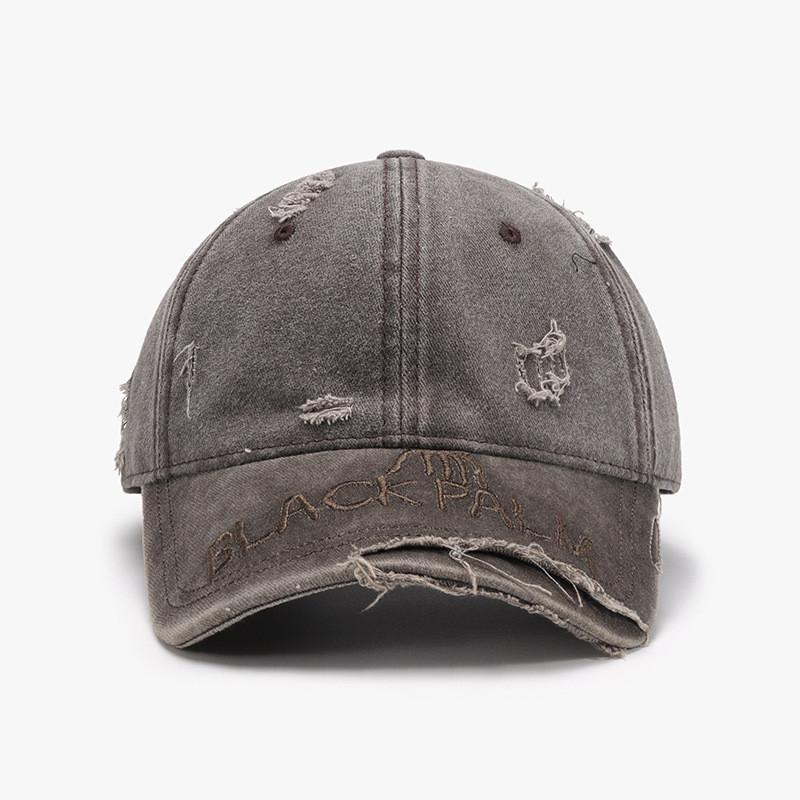 Cotton Baseball Cap With Embroidered Letters For Men And Women In Spring And Autumn