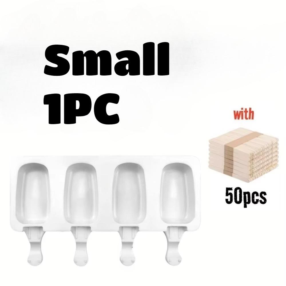 Matriță Silicon Înghețată Maker Popsicle de Casă Tavă Cuburi Gheață Reutilizabilă DIY Desert de Casă Congelator Matriță Mașină de Gheață Cu Bețișoare