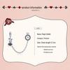 Sterling Silver S925 Rabbit Safety Chain DIY Bracelet Accessories