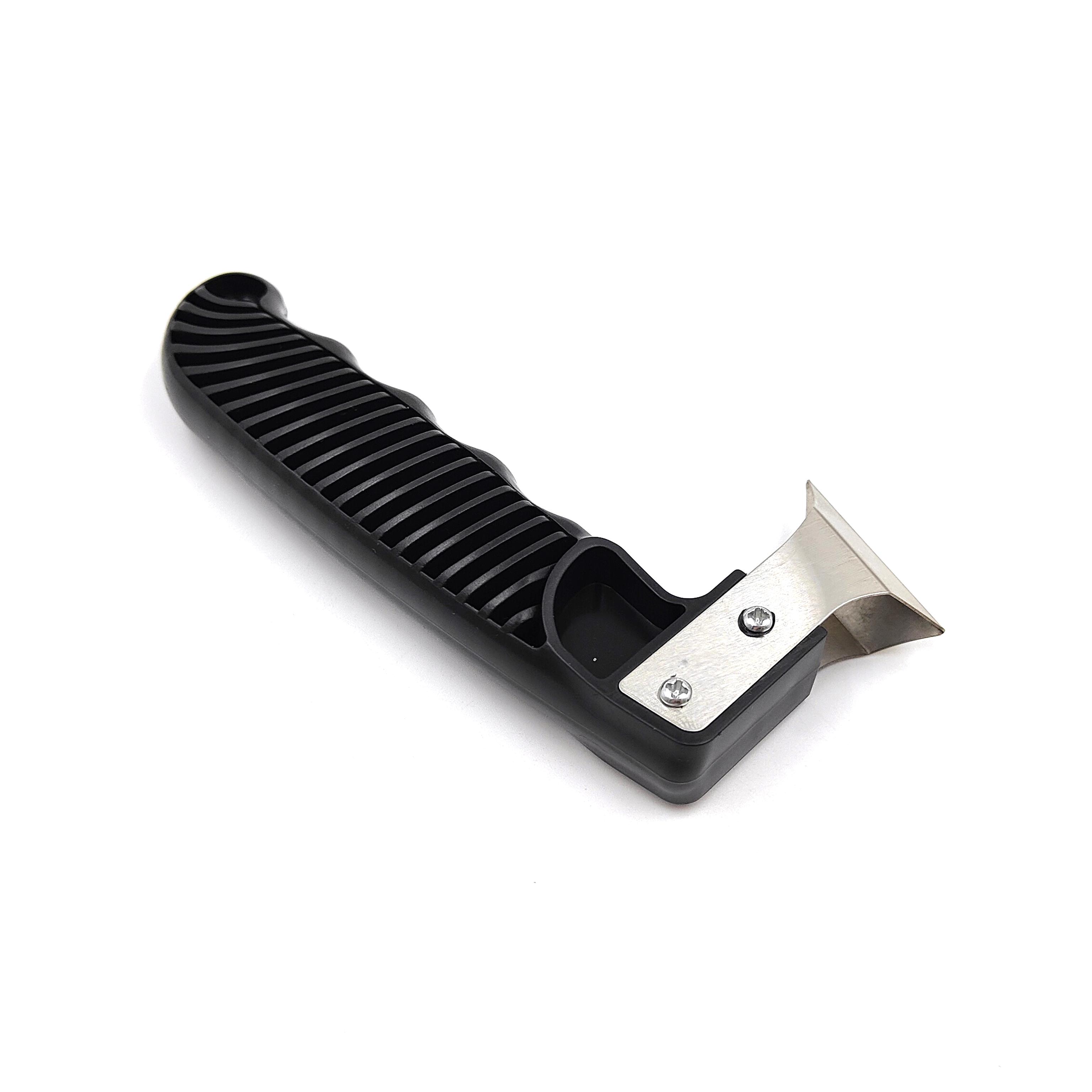 Black Glass Glue Angle Scraper Grout Saw Blade Scraper Caulk Finishing Tool for Window Sink Tile Joint (Black,Grout Scraper)