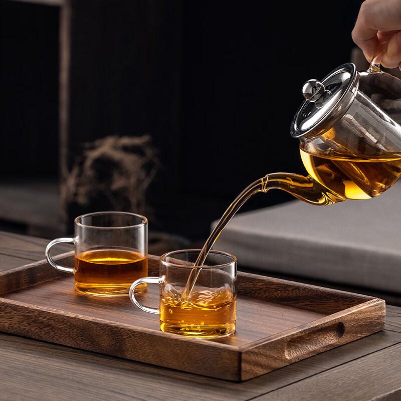 ZISIZ Thickened Heat-Resistant Glass Teapot