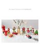 NUCHI Glass Christmas Ornaments: Santa, Snowman, Tree & Colored Balls Decorations