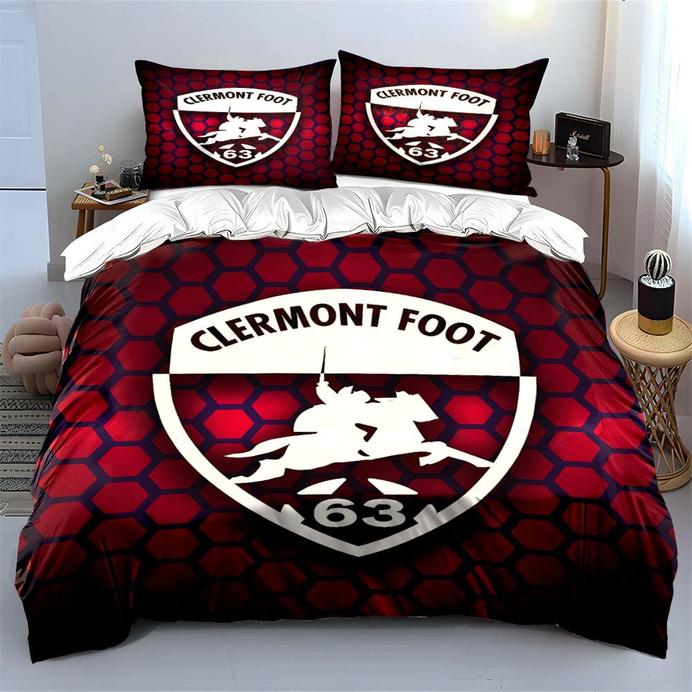 "Clermont Foot 63 Bedding Set" Bedding Duvet Cover Set Duvet Cover Pillowcases  (1 * Duvet Cover 2 * Pillowcases, without duvet insert)