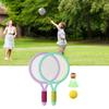 Children Badminton Racket Set Improve Coordination Tennis Rackets for Outdoor Backyard Games
