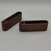 Black Walnut Business Card Holder - Wooden Desktop Card Storage Box