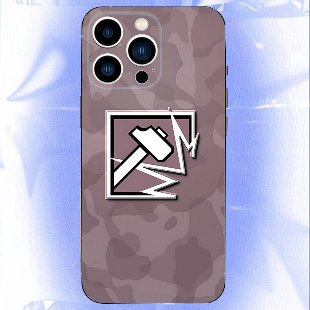 

Rainbow-Six Siege Phone Case For iPhone 16,15,14,13,12,11,Mini,Pro,SE,MAX White Matte Shockproof Cover iPhone15pro