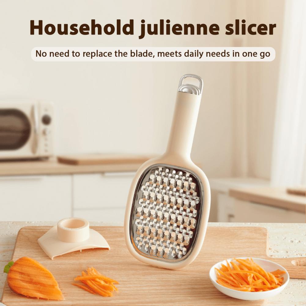 Handheld Vegetable Grater Stainless Steel Potato Grater with Long Handle Handheld Vegetable Shredder Cheese Carrot Kitchen