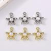 5pcs Delicate Crystal Pearl Star Pendants Charms for Jewelry Making Necklace Earrings DIY Bracelet Accessories