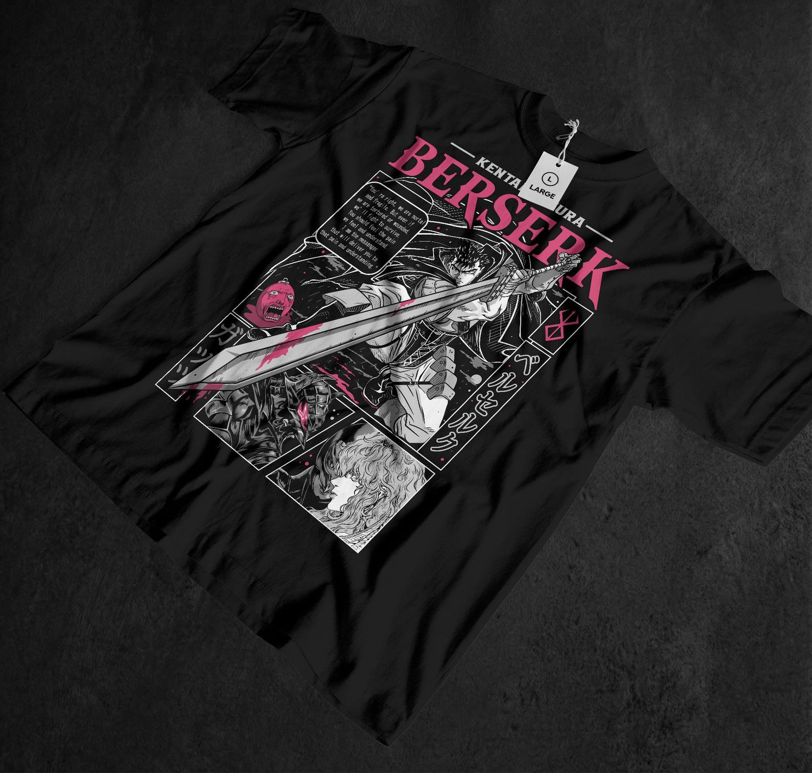 Unisex Gothic Sweat, Dark Manga Theme, Creepy Graphic, Japan Pop Culture, Gift for Friends 120