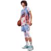 Adidas Basketball Shorts Men's Pink Blue JI9760