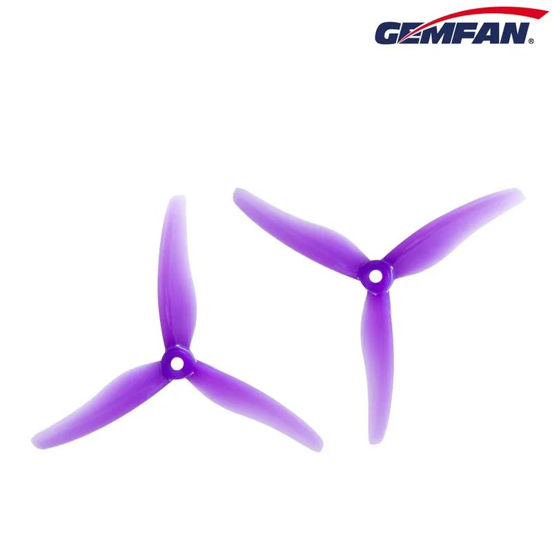 24 pcs/ 12 pairs Gemfan 51433 5inch 3 blade tri-blade Propeller Props Compatible Brushless Motor for FPV Racing Drone 51466