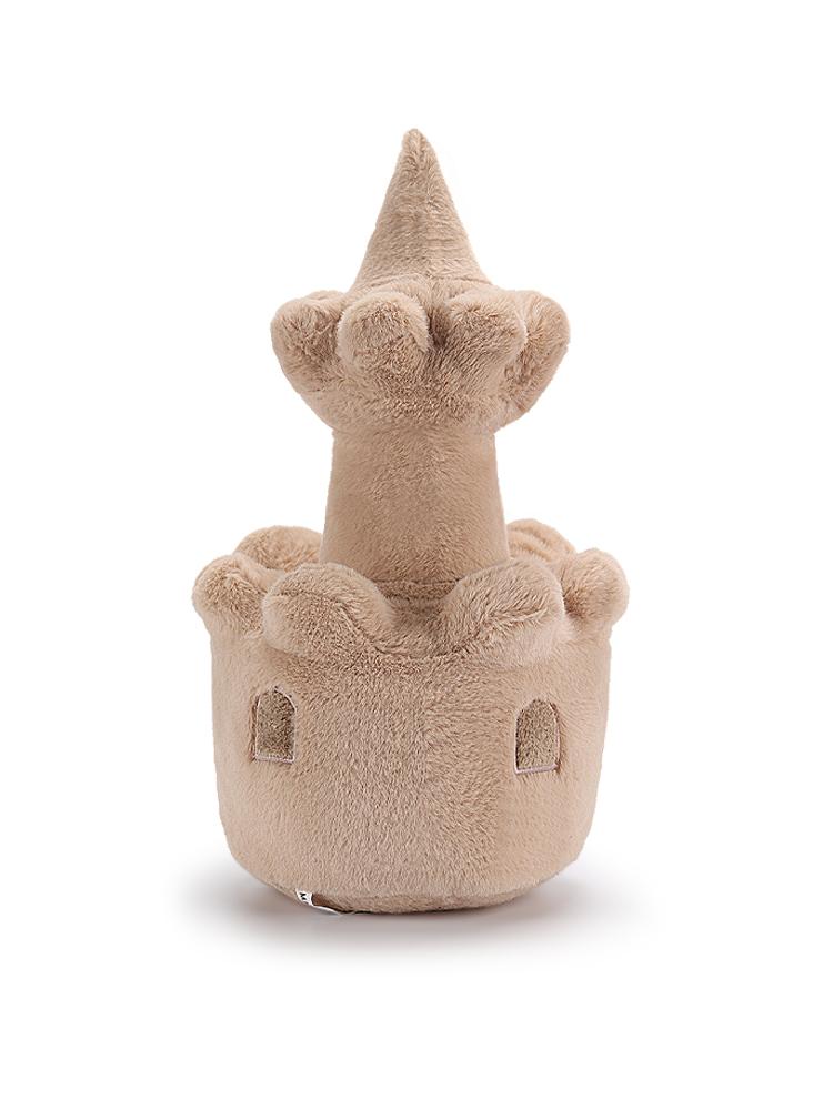 JC Cute Treasure Chest Sandcastle Plush Toy Soft Stuffed Dolls Adorable Cartoon Plush Kids Kawaii Xmas Birthday Gift Home Decor