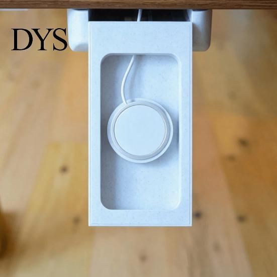 Self Control Phone Vault under Desk Holder, 3D Printed Hidden Smartphone Storage Container for Desktop Hiding Case Office Home Desk, Universal Flip Up