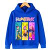 KPOP Devil Hunter Boy Girl Hoodie Street Sports Casual Trendy Harajuku Cartoon Children Autumn Winter Sweatshirt Clothing Top