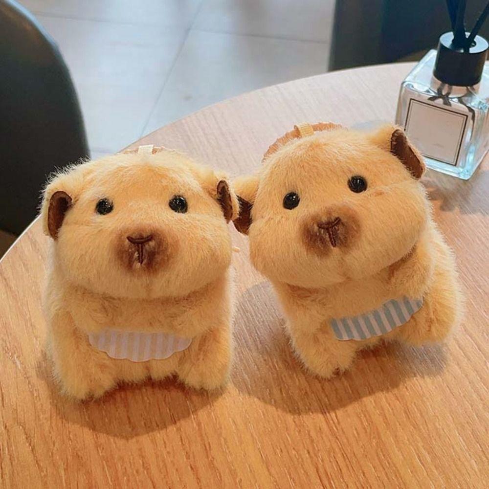 Bag Charm Hamster Plush Pendant Stuffed Animal Hamster Plush Keychain  Kids Toy