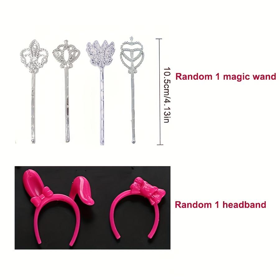 43Pcs 30cm Set Fashionable Doll Clothes Accessories Mini Camisole Skirt Necklace Earrings Crown Hangers Toy and Play Entertaining Safe Kid Friendly