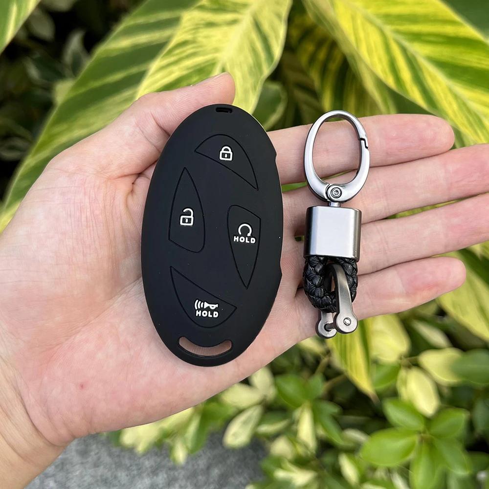 Shell Fob Holder for New Kona SX2 For Hyundai IONIQ 6 New Grand Prix GN7 Silicone Car Key Case Key Cover Accessories