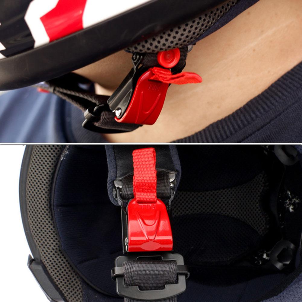 Motorcycle Black Helmets Speed Clip Buckle Chin Strap Quick Release Buckle