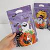 50Pcs Halloween Candy Bag Cartoon Pumpkin Ghost Gift Cookies Bags Halloween Party Decor Kids Trick Or Treat Favors