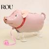 Balloon Toy Leak-proof Reusable Self Sealed Realistic Standing Children Aluminum Foil Playing No Odor Walking Animals Kids Festival