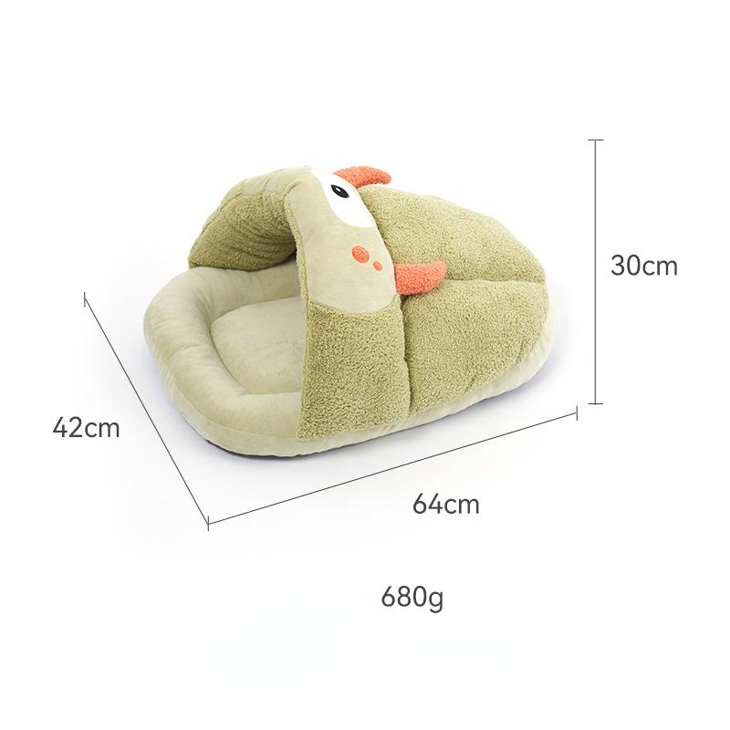 Cat Bed House Soft Plush Kennel Puppy Cushion Small Dogs Cats Nest Winter Warm Sleeping Pet Dog Bed Pet Mat Supplies