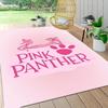 Pink Panther Logo Carpet Rug Soft Washable Antislip Home Living Room Sofa Mats Personalized Christmas Rug