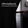 Solid Color 100% Blackout Curtains Convenient No Drilling Window Curtains for Living Room Bedroom Sun Protection Privacy Drapes