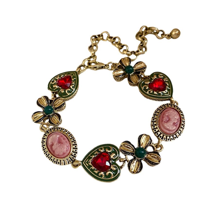 Gioielli Diamante Fiore Amore Collana Retrò Temperamento Catena Clavicola Lusso Leggero Senso Premium Articoli