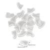 20Pcs Soft Claws Covers Soft Comfortable Cat Nail Tips Clear Pet Cat Nail Cover With Glue For Pet Different Breeds Sizes Of Cats