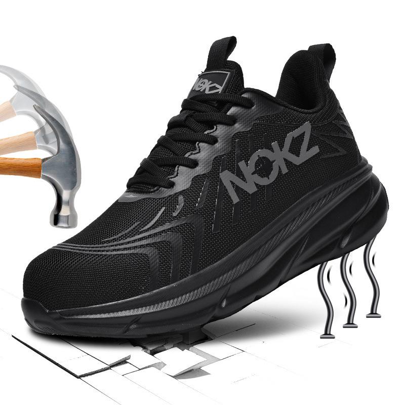 

Plus Size Steel Toe Safety Shoes - Anti-smash, Anti-puncture, Anti-slip, Breathable Labor Protection for Men & Women (G58).