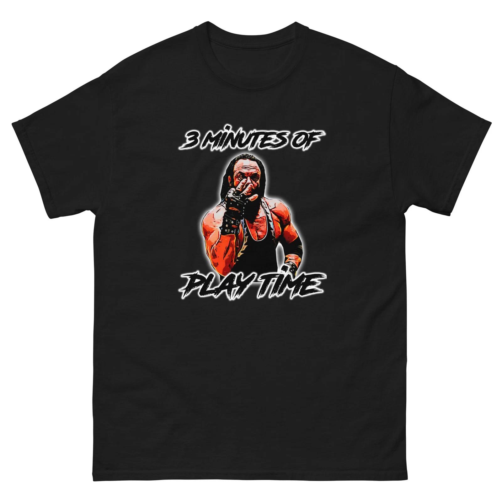 Men s and Women s T-shirts Macho man Shirt /3 minutes of play time/ bonesaw shirt XL