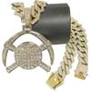 Vollständig Diamantbesetzter Kubanischer Kettenanhänger, Denver Nuggets Logo Diamant-inlaid Halskette, Personalisierter Hip-Hop Schmuck für Herren Auf Lager